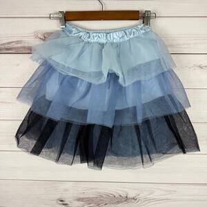 Janie Jack Ombre Tulle Tiered Tutu Skirt 6‎ Blue